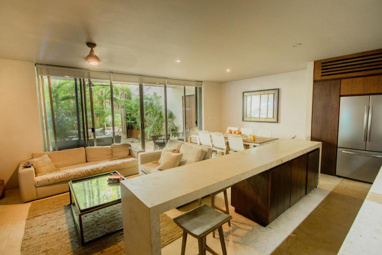 טולום Ideal 4 Groups Aldeazama 2Br 10Pax Apt Papaya Playa מראה חיצוני תמונה