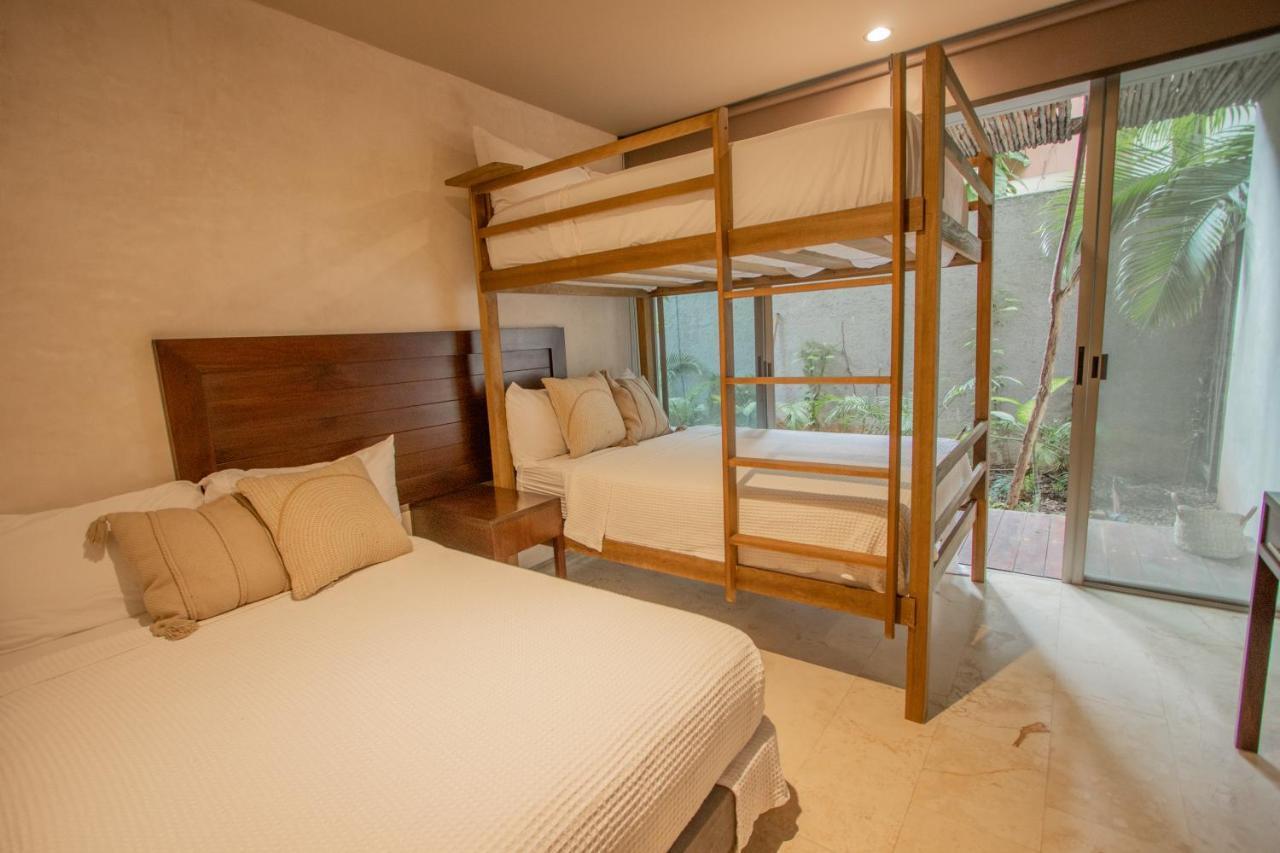 טולום Ideal 4 Groups Aldeazama 2Br 10Pax Apt Papaya Playa מראה חיצוני תמונה