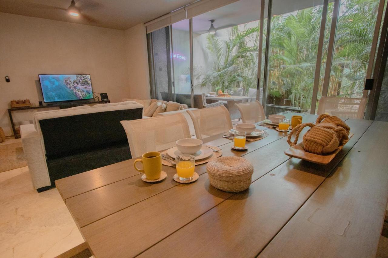 טולום Ideal 4 Groups Aldeazama 2Br 10Pax Apt Papaya Playa מראה חיצוני תמונה