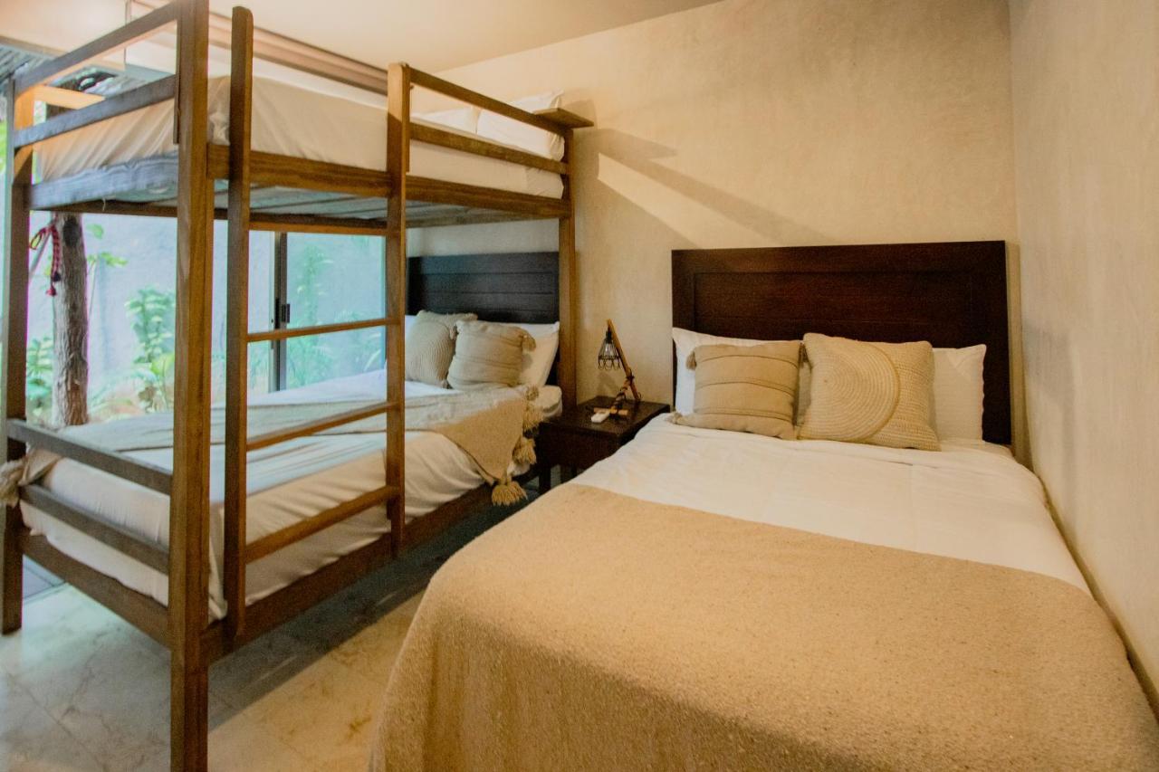 טולום Ideal 4 Groups Aldeazama 2Br 10Pax Apt Papaya Playa מראה חיצוני תמונה