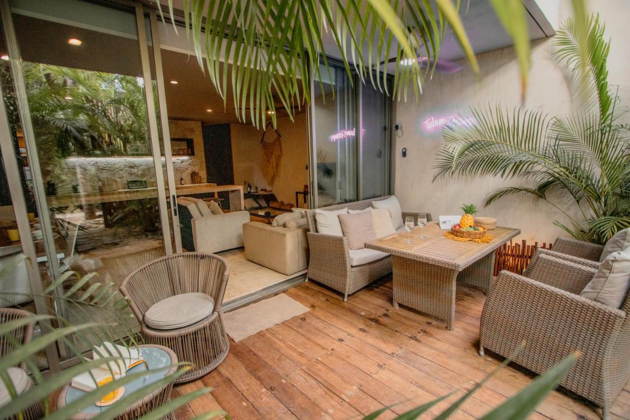 טולום Ideal 4 Groups Aldeazama 2Br 10Pax Apt Papaya Playa מראה חיצוני תמונה